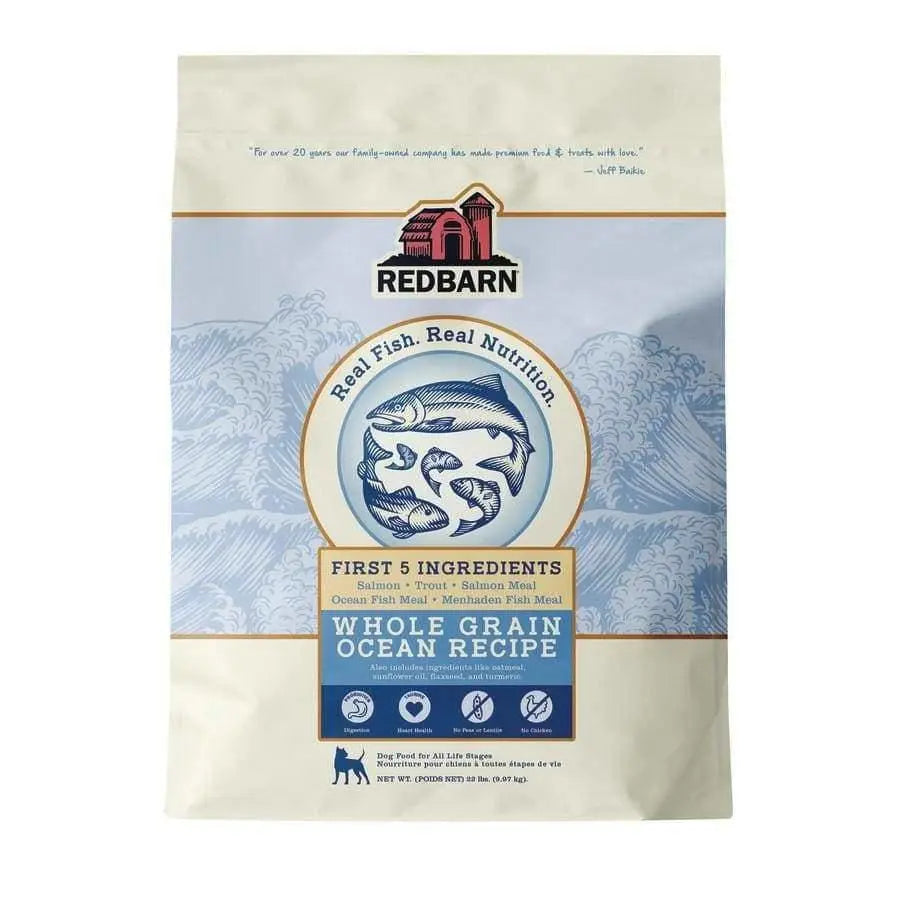 Redbarn Pet Products Whole Grain Ocean Recipe Dog Food Redbarn