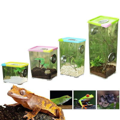 Reptile Breeding Box Clear Acrylic Reptile Feeding Insect Reptile Cage Terrarium Talis Us