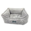 Reversible Quilted Pet Bed - Light Gray Nandog Pet Gear
