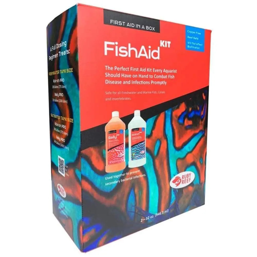 Ruby Reef Kick Ich Fish Aid Kit PRO/Rally PRO Combo Pack Combo pk Ruby Reef