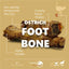 Savannah - Splinter-free Ostrich Foot Bone. Long-lasting, Natural Dog Gnaw Treat Savannah Pet Food