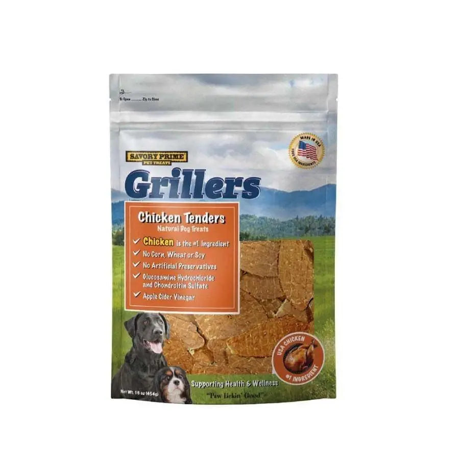 Savory Prime Grillers Chicken Tenders Dog Treat Savory Prime CPD