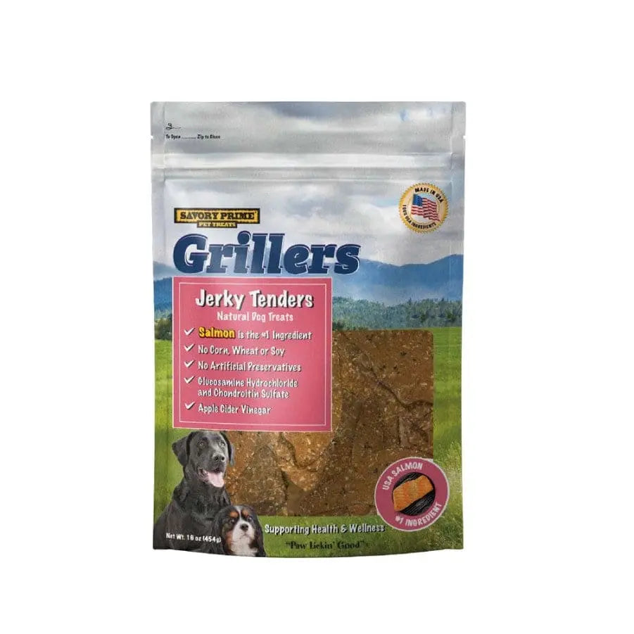 Savory Prime Grillers Salmon Tenders Dog Treat Savory Prime CPD