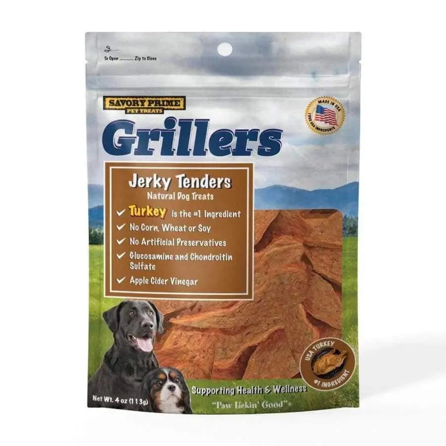 Savory Prime Grillers Turkey Tenders Dog Treat Savory Prime CPD