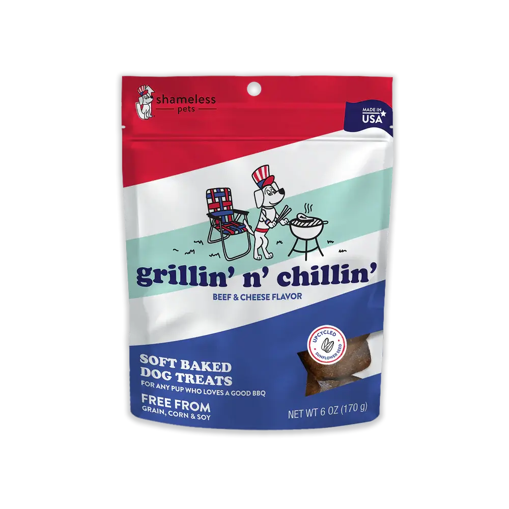 Shameless Pets Grillin N' Chillin' Soft Baked Dog Treats Shameless Pets