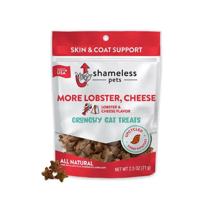 Shameless Pets More Lobster, Cheese Crunchy Cat Treats Shameless Pets