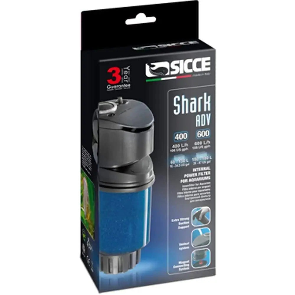 Sicce SHARK ADV 400 Internal Filter - 106 GPH 1ea Sicce CPD