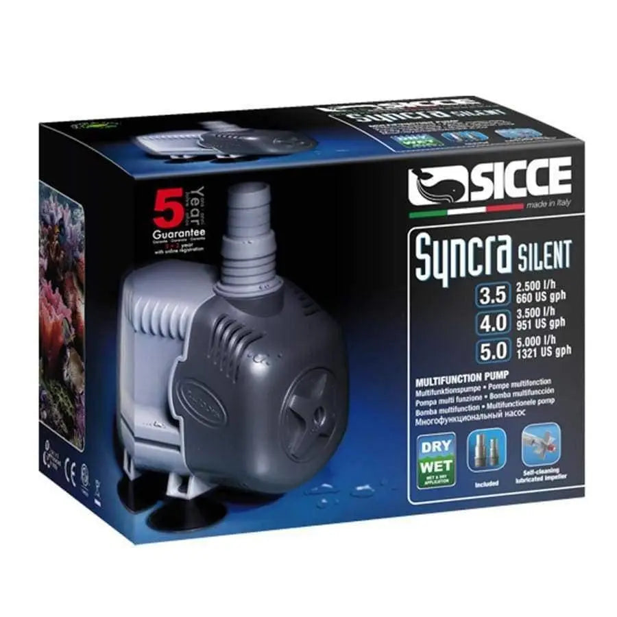 Sicce SYNCRA SILENT 3.5 HIGH PRESSURE Pump - 687 GPH 1ea Sicce CPD