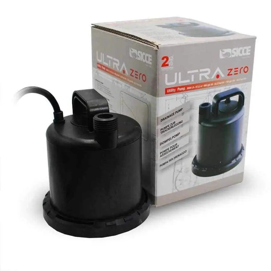 Sicce ULTRAZERO Utility Drainage Pump - 793 GPH 1ea Sicce CPD