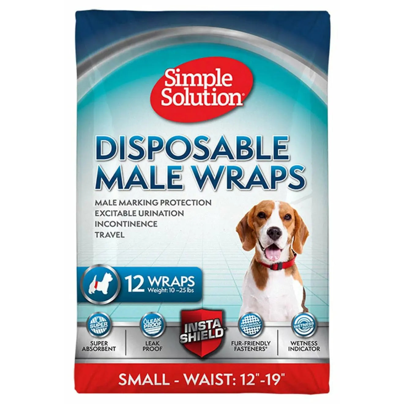 Simple Solution Disposable Male Wraps White Simple Solution