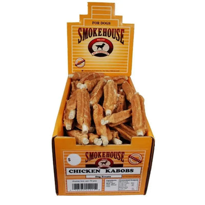 Smokehouse Chicken Kabobs Dog Treats 70ea/70 ct Smokehouse