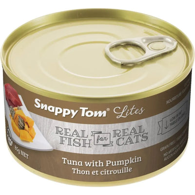 Snappy Tom Lites Tuna with Pumpkin Canned Cat Food Snappy Tom