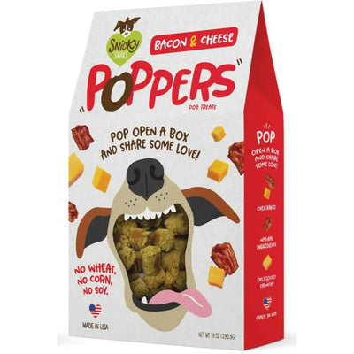 Snicky Snak Poppers Dog Treat 10 oz Snicky Snak