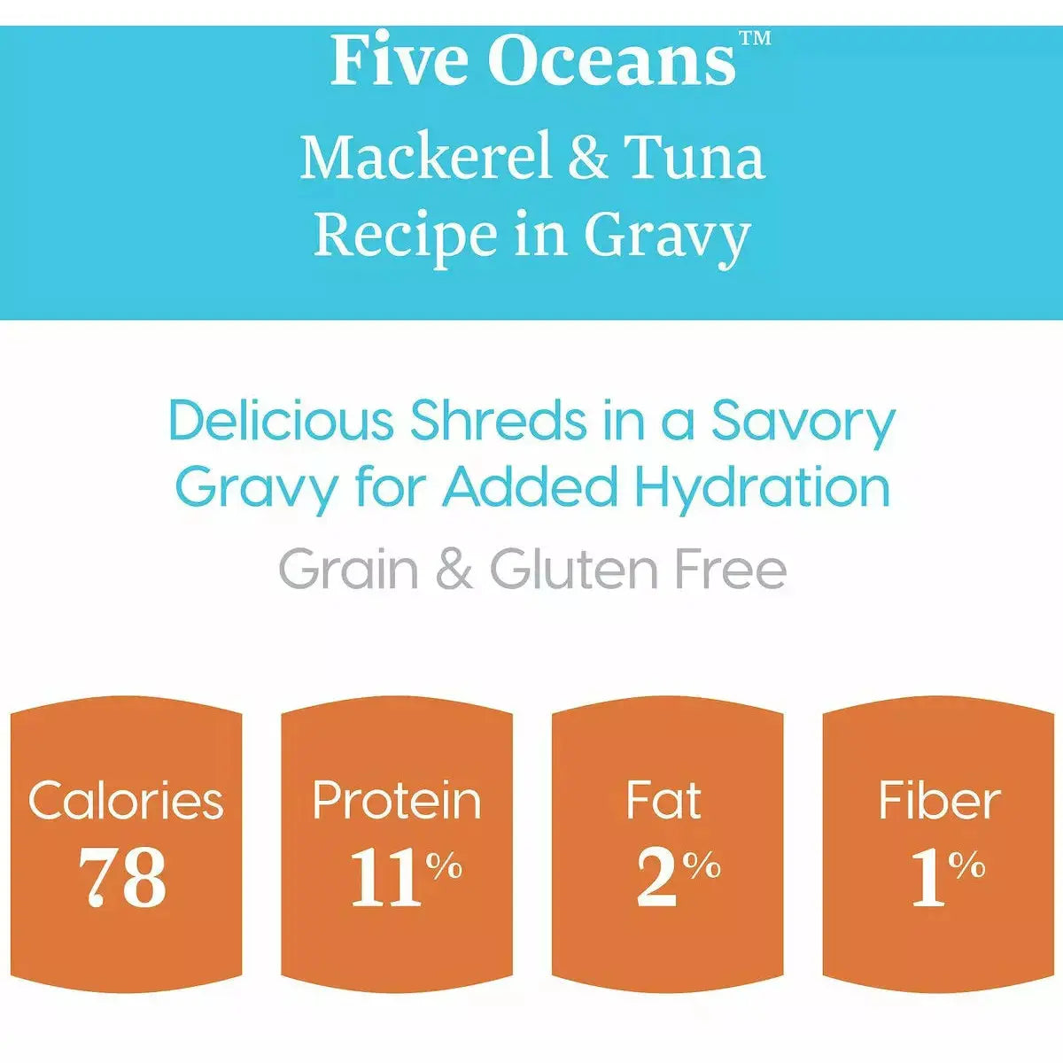 Solid Gold Five Oceans Grain Free Mackerel & Tuna Recipe in Gravy Cat Food Solid Gold