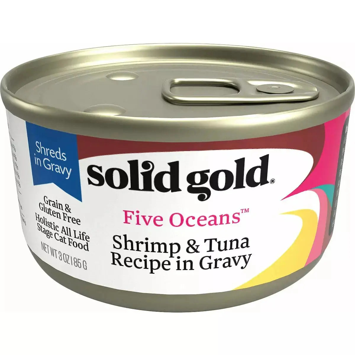 Solid Gold® Five Oceans Grain Free Shrimp & Tuna Recipe in Gravy Cat Food Solid Gold