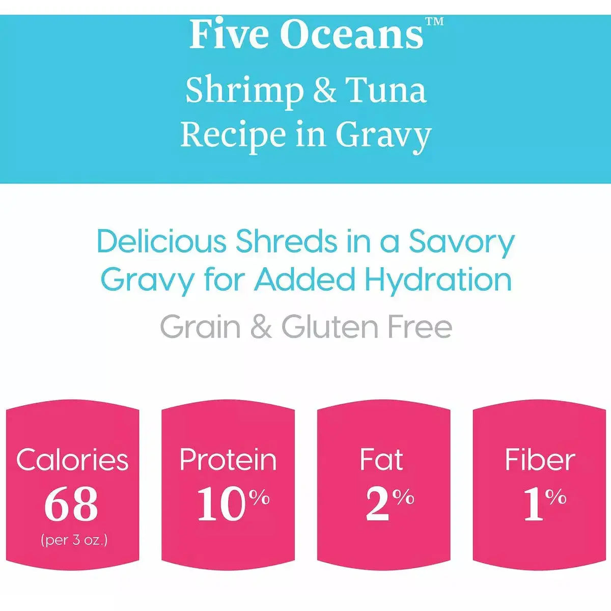 Solid Gold® Five Oceans Grain Free Shrimp & Tuna Recipe in Gravy Cat Food Solid Gold