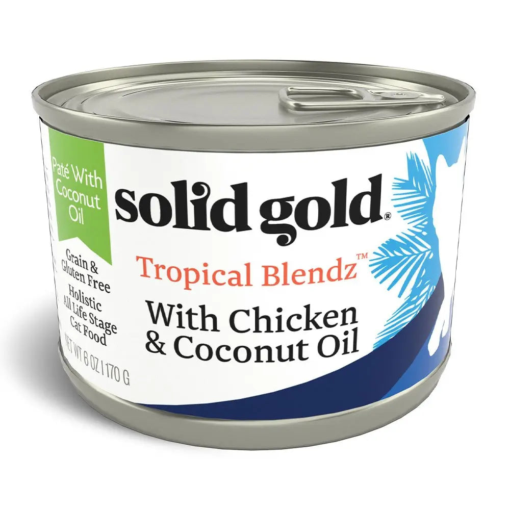 Solid Gold® Tropical Blendz Grain Free Chicken & Coconut Oil Pate Cat Food Solid Gold