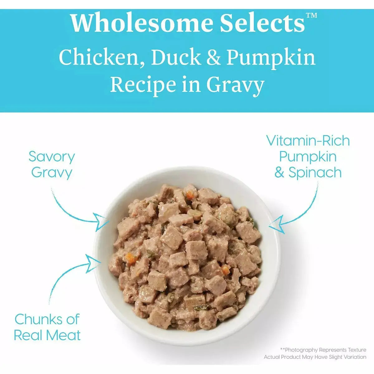 Solid Gold® Wholesome Selects Chicken Duck & Pumpkin Recipe Chunks in Gravy Cat Food 3oz case of 24 Solid Gold