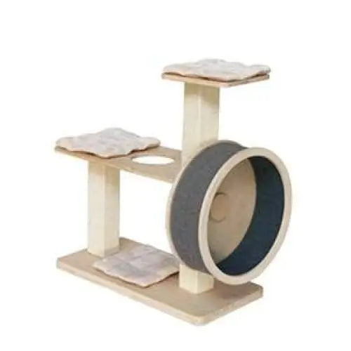 Spin Kitty Cat Exerciser Tree with Wheel Talis Us