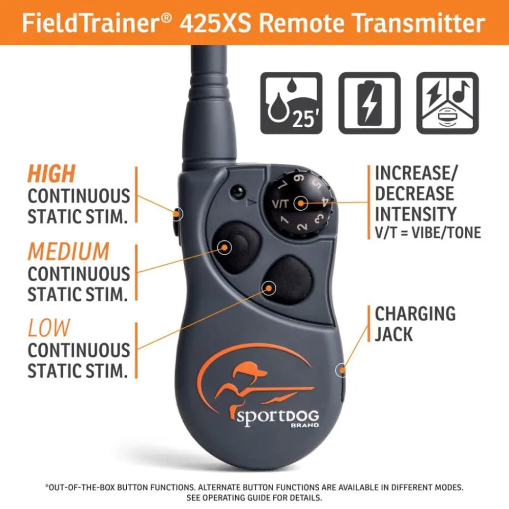 Sportdog Field Trainer 425Xs X-Series Dog Remote Training Collar Sportdog