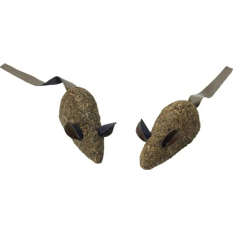 Spot 100% Catnip Candy Mice Cat Toy Brown 3.5 in, 2 pk Spot CPD