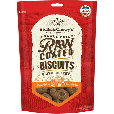 Stella & Chewys Dogs Raw Coated Biscuits Dog Treata 9Oz Stella & Chewy's