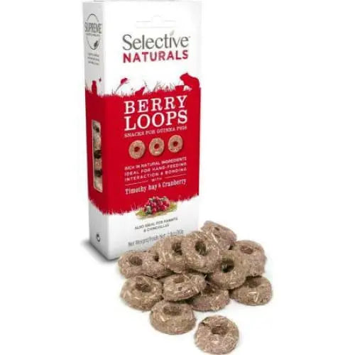 Supreme Pet Foods Selective Naturals Berry Loops Guinea Pigs Treats Supreme Pet Foods