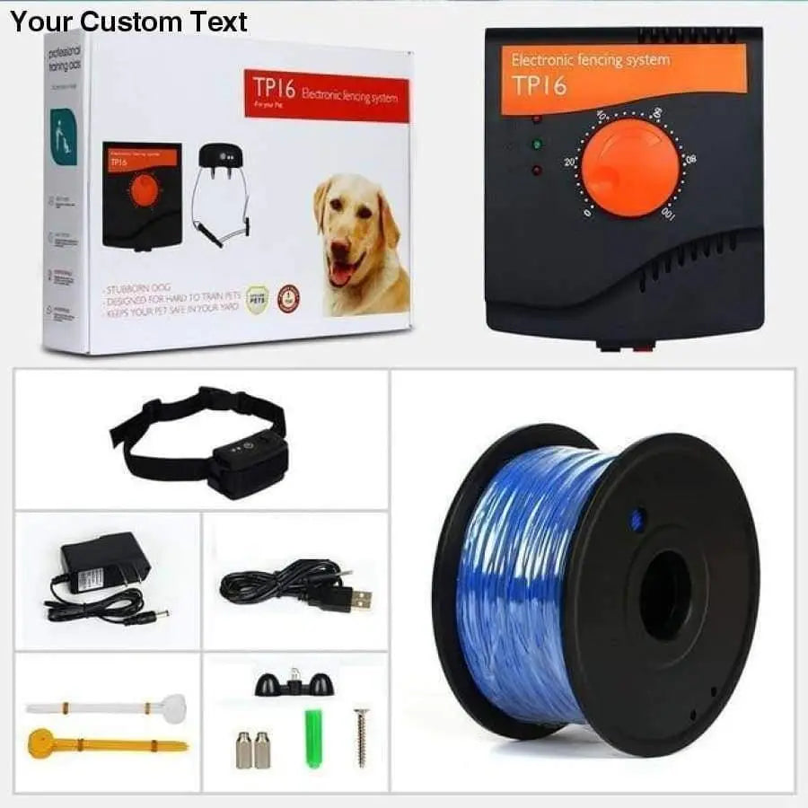 TP16 Dog Fence System Rechargeable Waterproof Shock Adjustable Dog Training Collar Talis Us