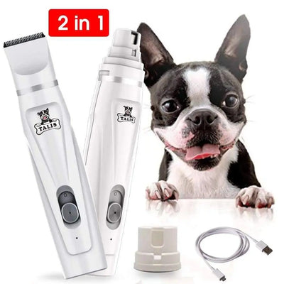 Talis Dog Nail Grinder and Electric Trimmer Hair Clippers Nail Kit for Cats, Dogs, Rabbits, Birds Talis Us