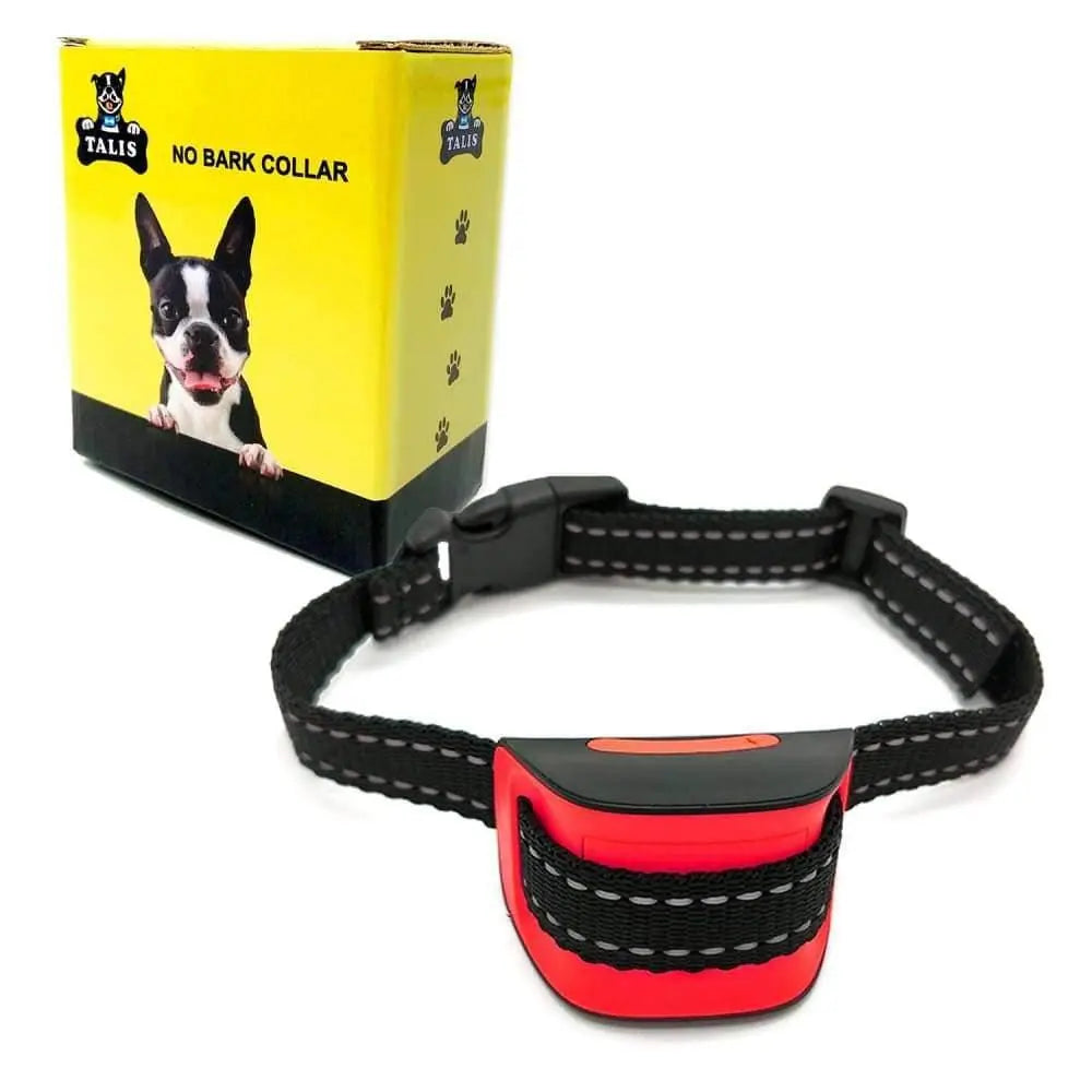 Talis-us Dog Bark Collar - Humane Anti Barking Training Collar - Vibration No Shock Dog Collar Talis Us