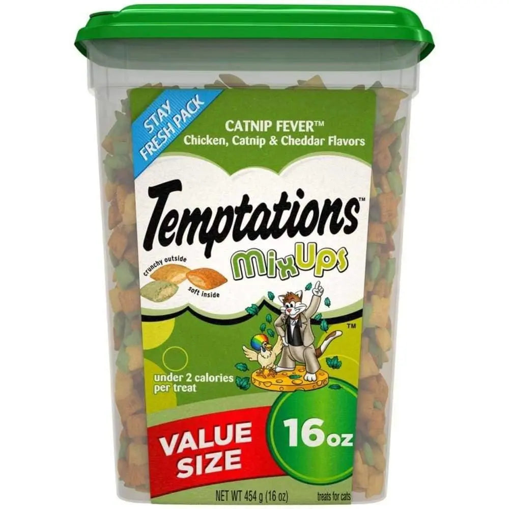 Temptations Catnip Fever MixUps Catnip Chicken & Cheddar Cat Treats Temptations