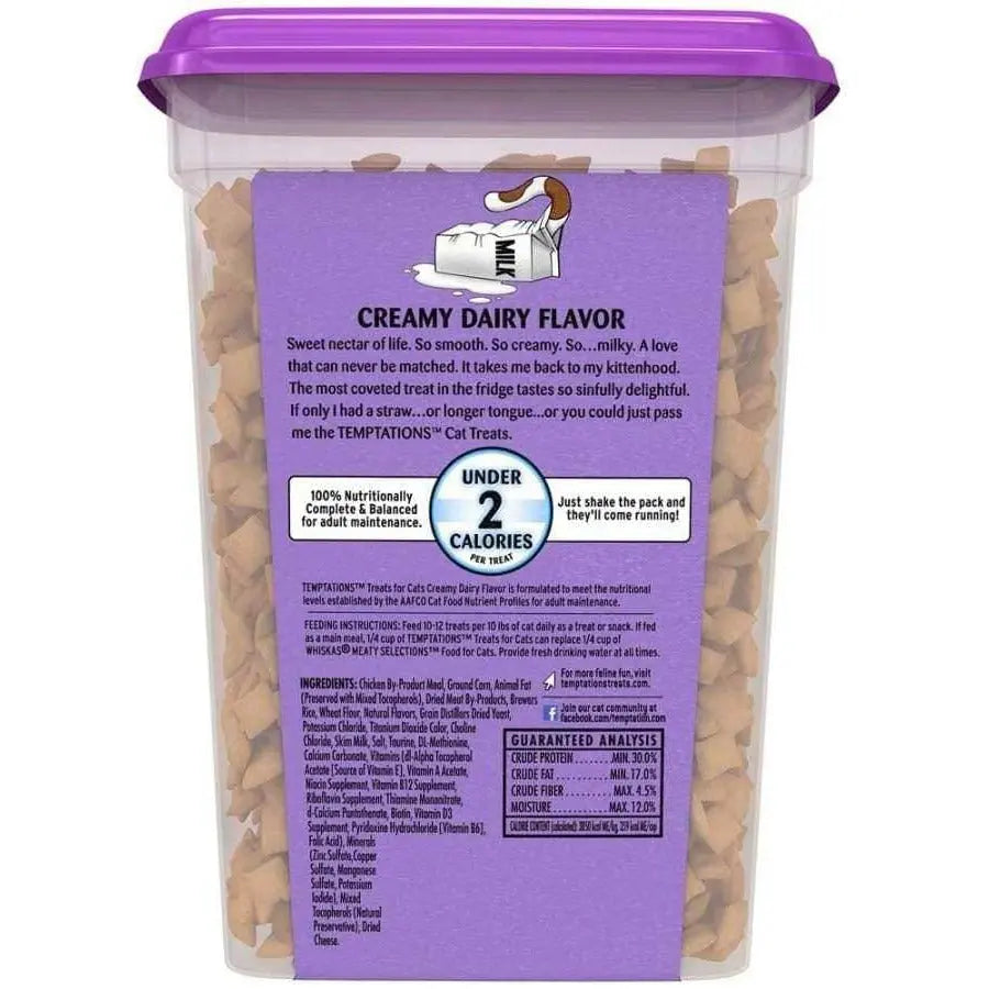 Temptations Creamy Dairy Flavor Cat Treats Temptations