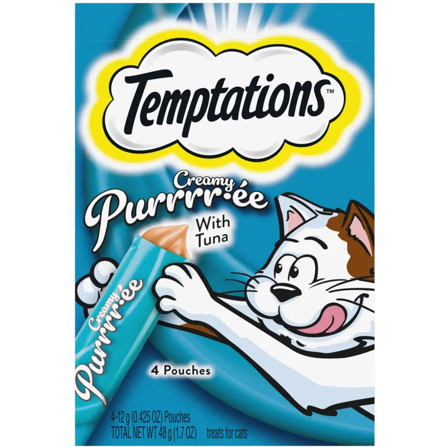 Temptations Creamy Purrrr-ee Cat Treats 1.7 oz Temptations