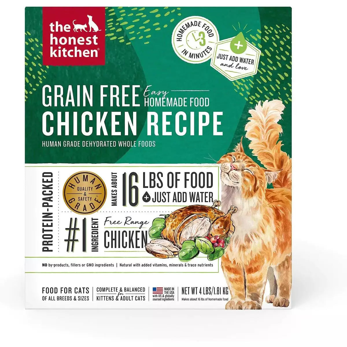 The Honest Kitchen Dehydrated Grain Free Chicken Cat Food The Honest Kitchen