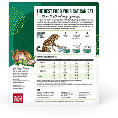 The Honest Kitchen Dehydrated Grain Free Chicken Cat Food The Honest Kitchen