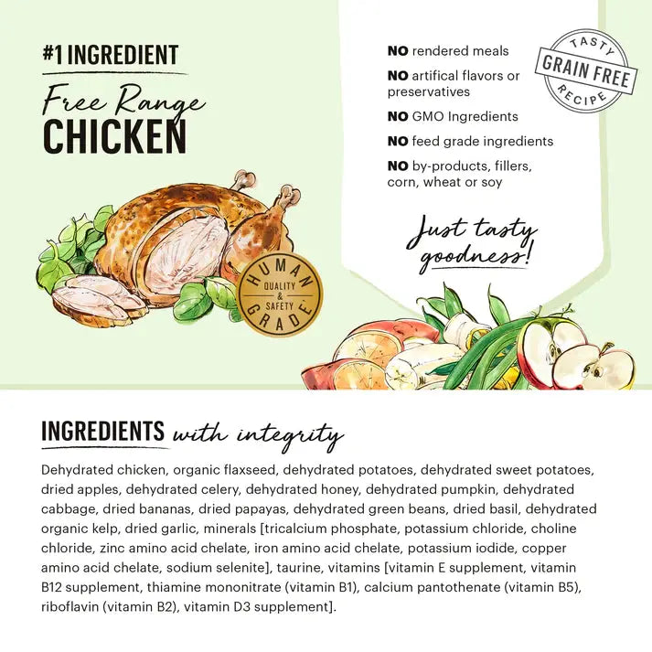 The Honest Kitchen Dehydrated Grain Free Chicken Recipe Dog Food The Honest Kitchen