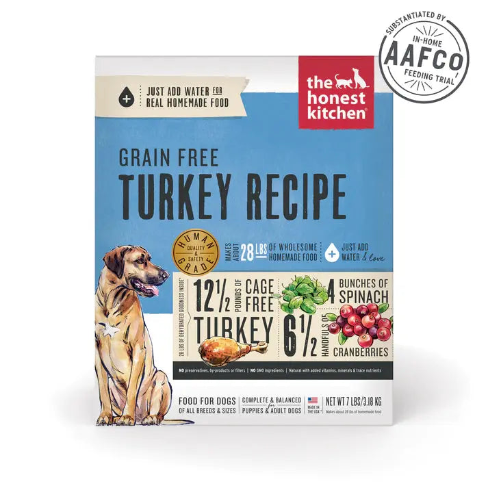 The Honest Kitchen Dehydrated Grain Free Turkey Recipe Dog Food, The Honest Kitchen