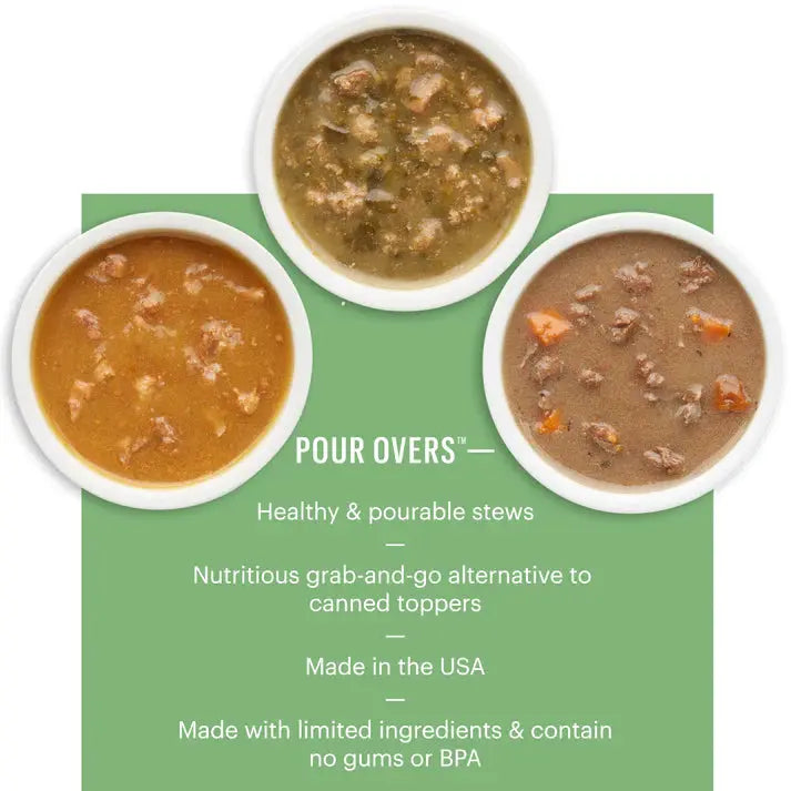 The Honest Kitchen Pumpkin Pour Overs: Chicken & Pumpkin Stew Wet Dog Food Topper 12/5.5oz The Honest Kitchen