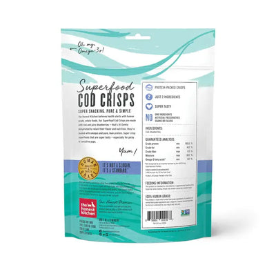 The Honest Kitchen Superfood Cod Crisps: Cod & Blueberry Dog Treats 3oz The Honest Kitchen