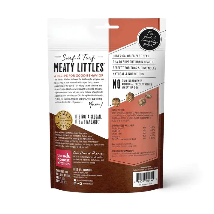 The Honest Kitchen Surf & Turf Meaty Littles Dog Treats TastyTraining Treat The Honest Kitchen