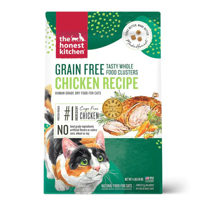 The Honest Kitchen Whole Food Clusters Grain Free Chicken Dry Cat Food The Honest Kitchen