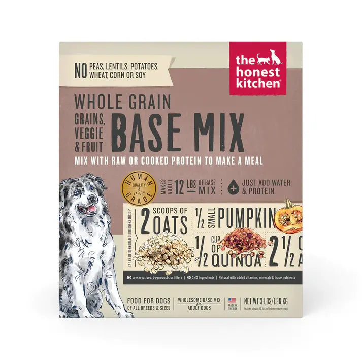 The Honest Kitchen Whole Grain, Veggie & Fruit Base Mix Dehydrated Dog Food The Honest Kitchen