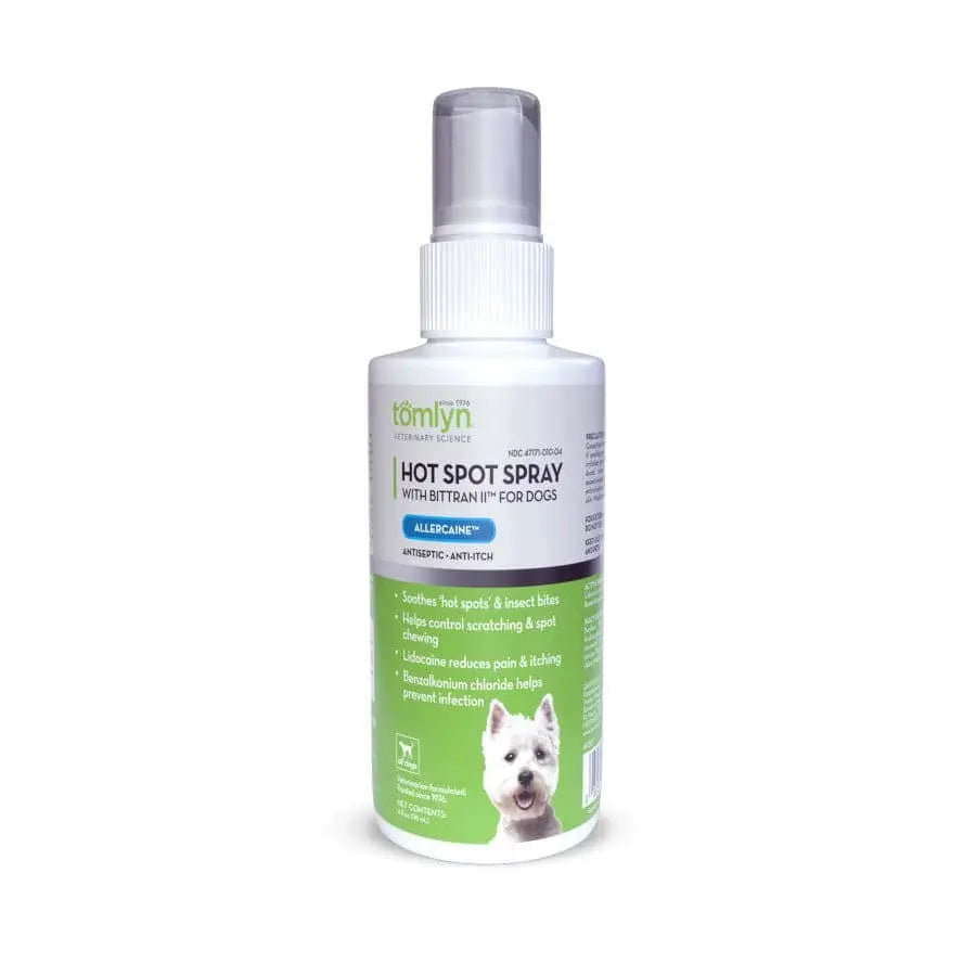 Tomlyn Hot Spot Spray for Dogs with Bittran II 4oz Talis Us