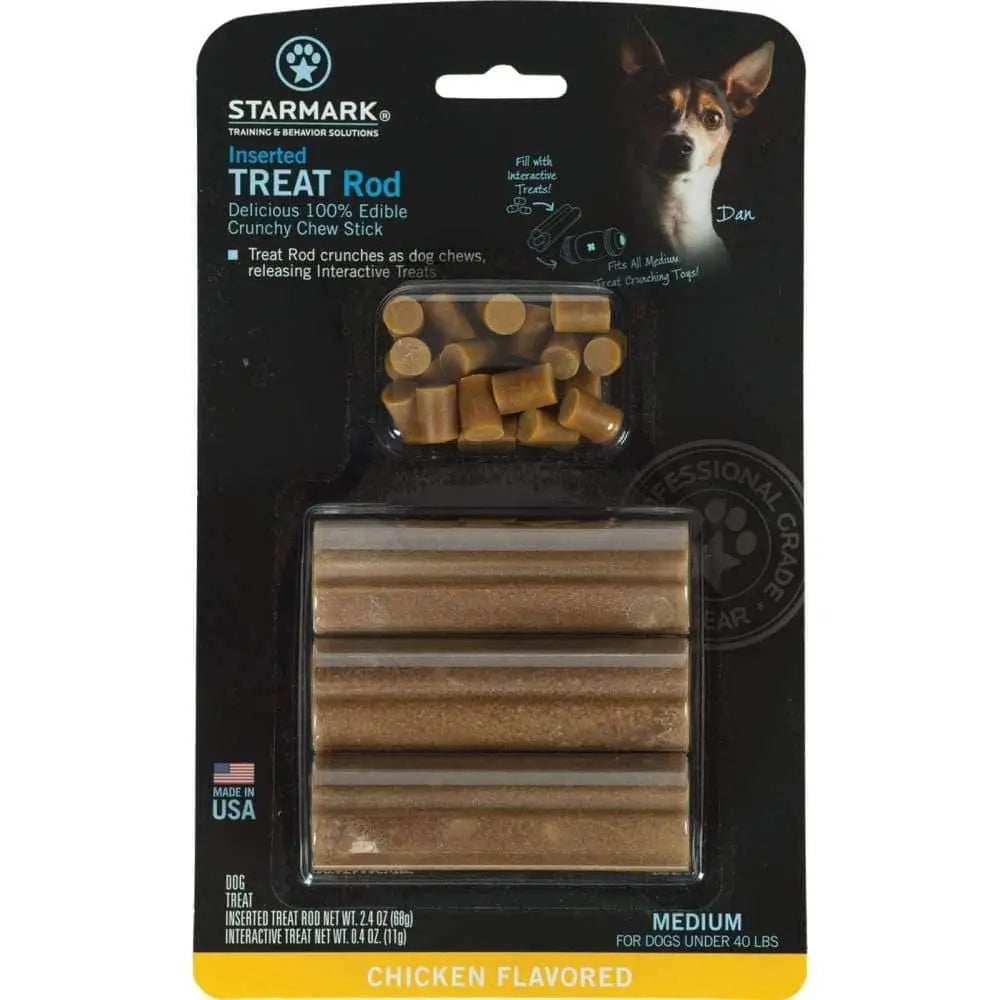 Treat Rod Refill For Treat Crunching Toys Starmark Pet