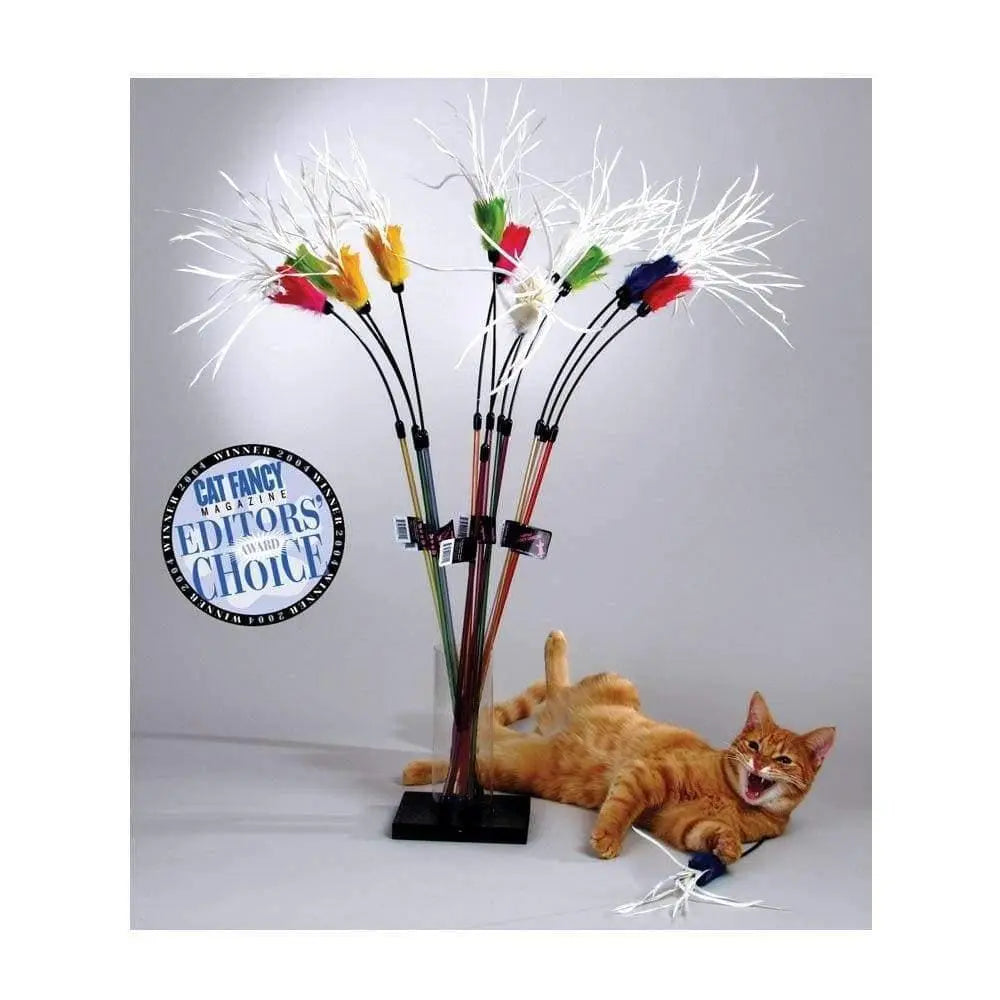 Vee Enterprises Purrfect Feather Bouncer Cat Toys Vee Enterprises