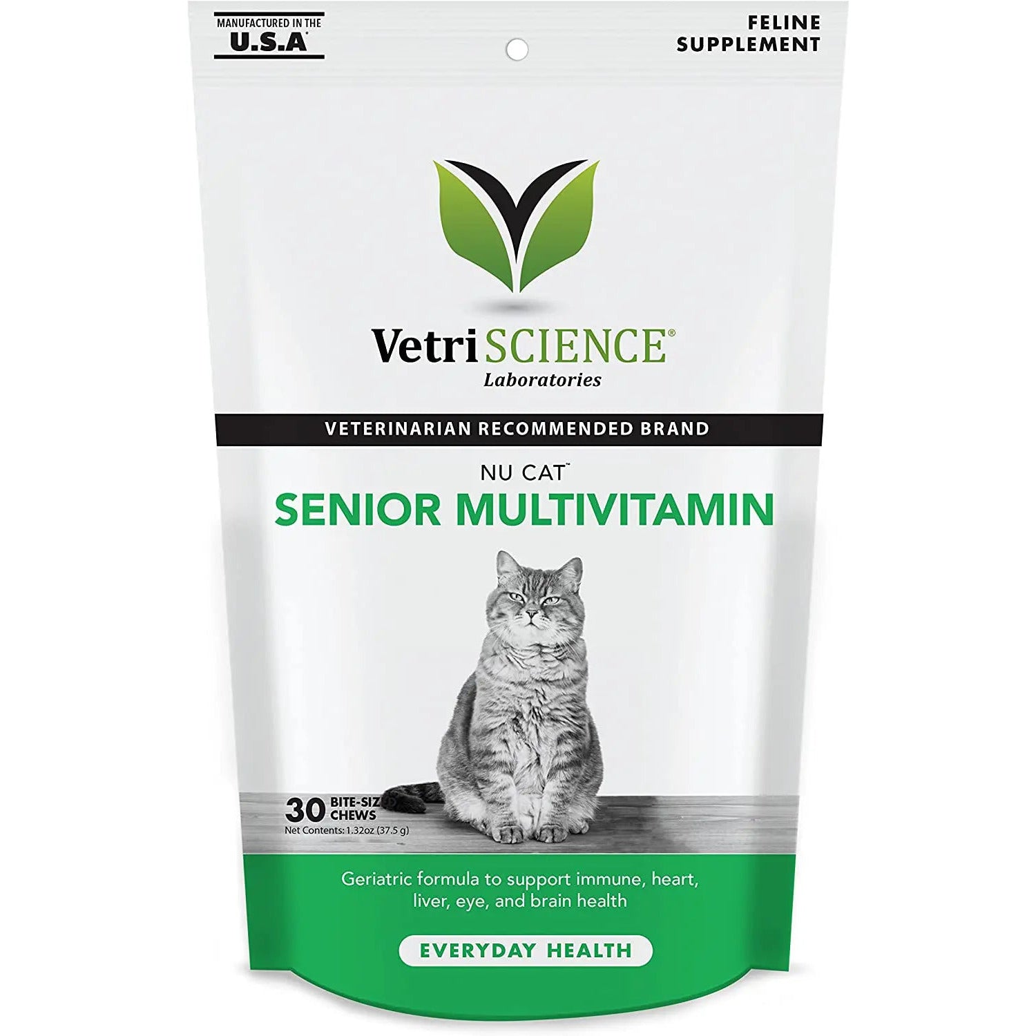 Vetri-Science Laboratories NuCat Senior Multivitamin for Cats 30ct Vetri-Science Laboratories®