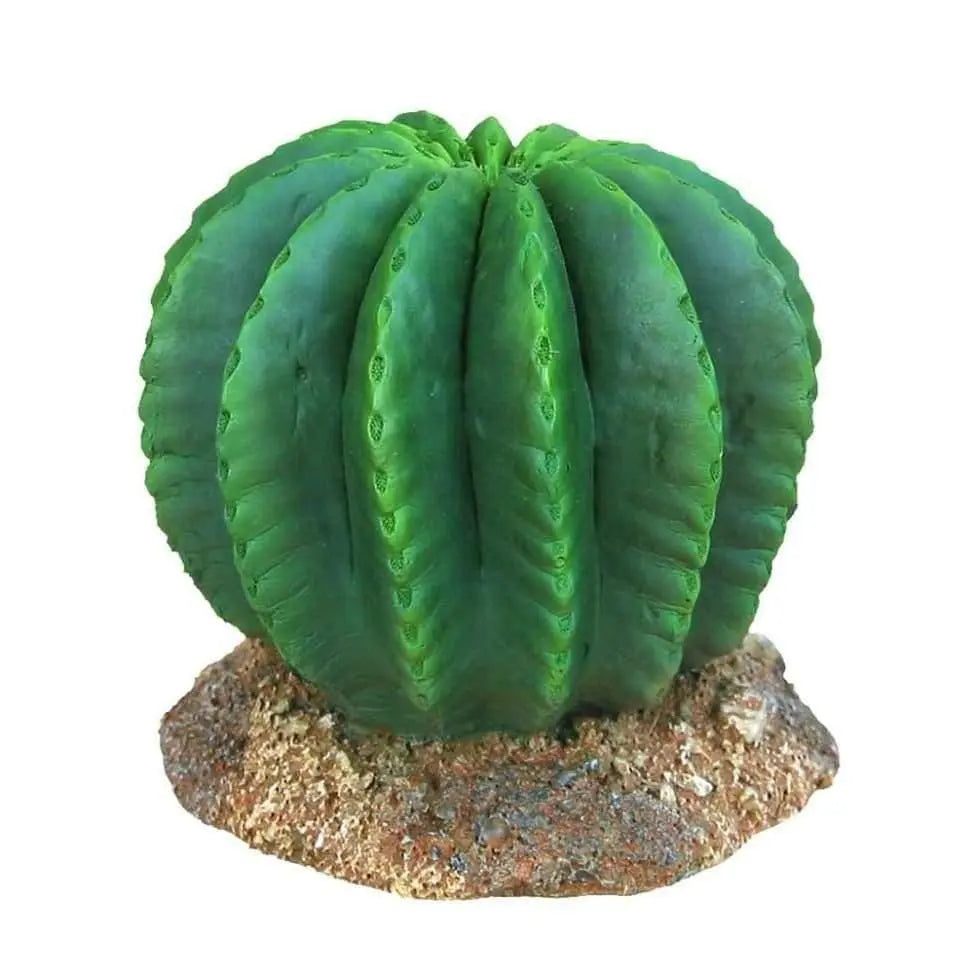 Weco Products Wecorama Badlands Golden Barrel Cactus Terrarium Ornament Golden Barrel Cactus Brown, Weco CPD