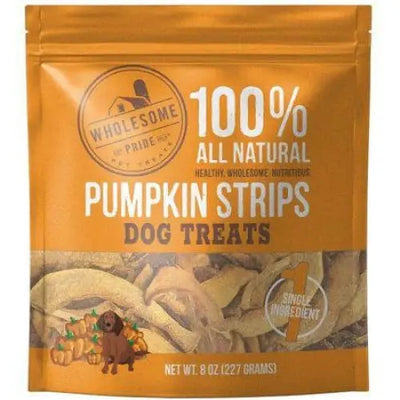 Wholesome Pride Pumpkin Strips Dog Treats Wholesome Pride