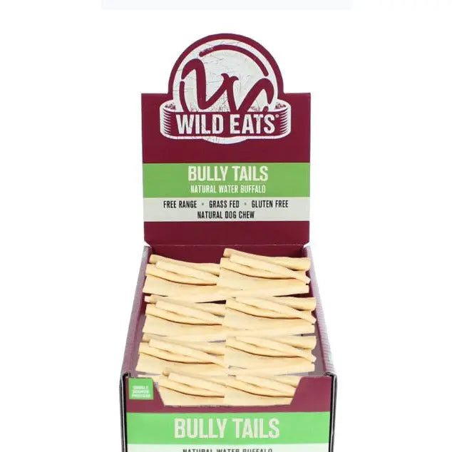 Wild Eats Water Buffalo Bully Tail Dog Treat SM, 4 ct Wild Eats