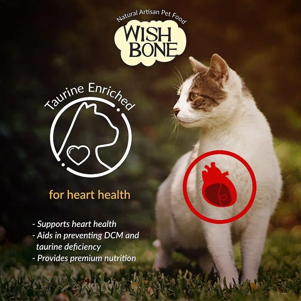 Wishbone Grain Free Graze Grass fed New Zealand Beef Dry Cat Food Wishbone